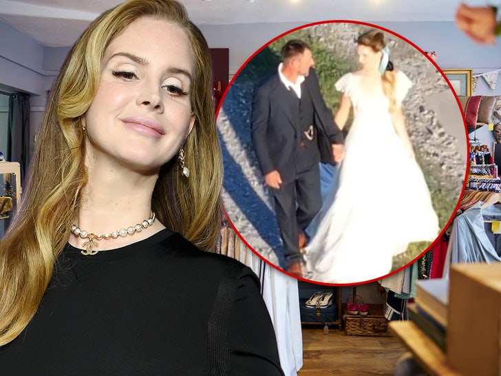 Lana Del Rey Thrifted Wedding Dress Months Before Marrying Jeremy Dufrene