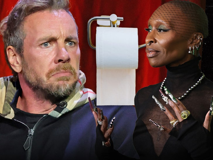 dax shepard cynthia erivo toilet paper