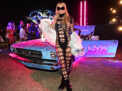Paris Hilton attends Neon Carnival presented by PATRÓN EL ALTO Tequila