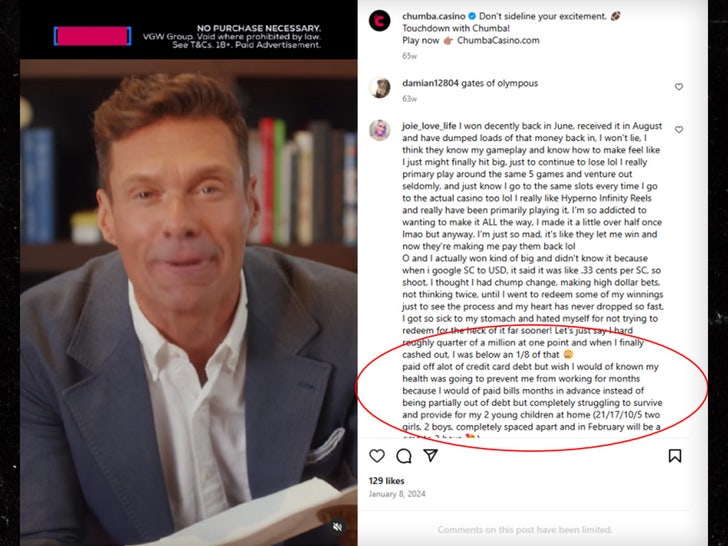chumba casino VGW games ryan seacrest sub 2