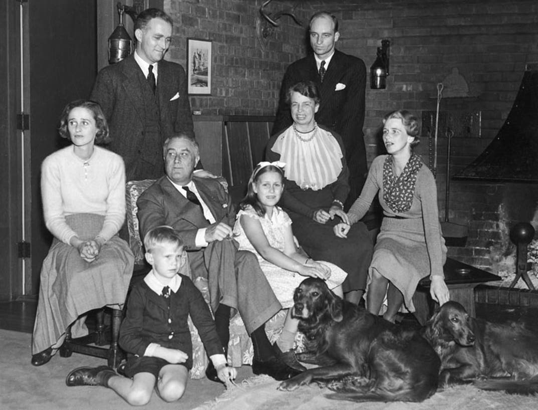President Franklin D. Roosevelt and his two best friends