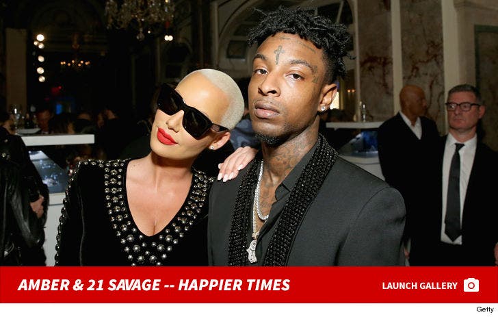 Amber Rose and 21 Savage -- Happier Times