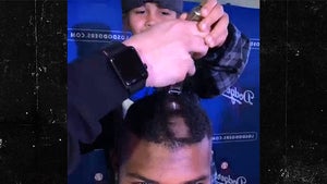 Yasiel Puig Gets Head Shaved By Kids Fighting Cancer!!