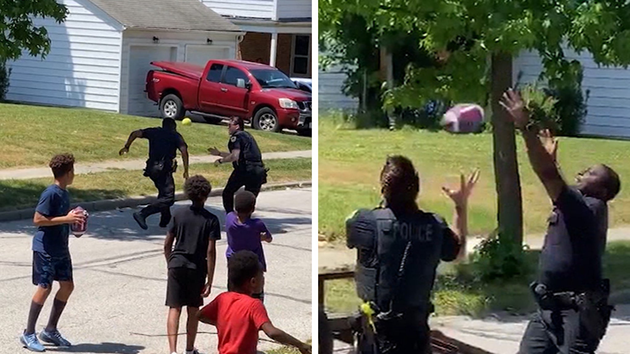 Ohio Cops Called on Black Kids Playing Football, Cops Join