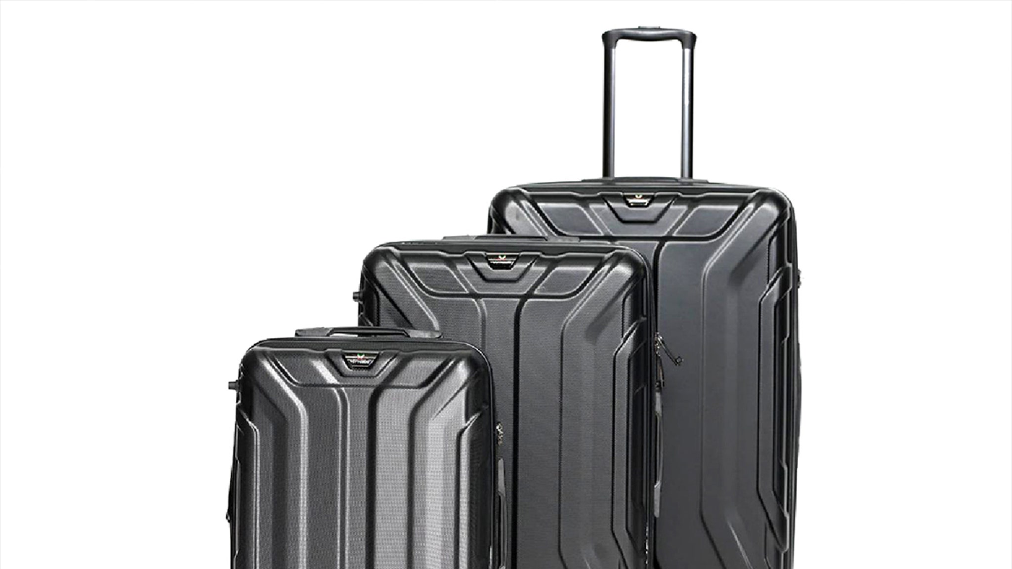 This Roomy 3-Piece Luggage Set Has Built-In Locks and Is 38% Off