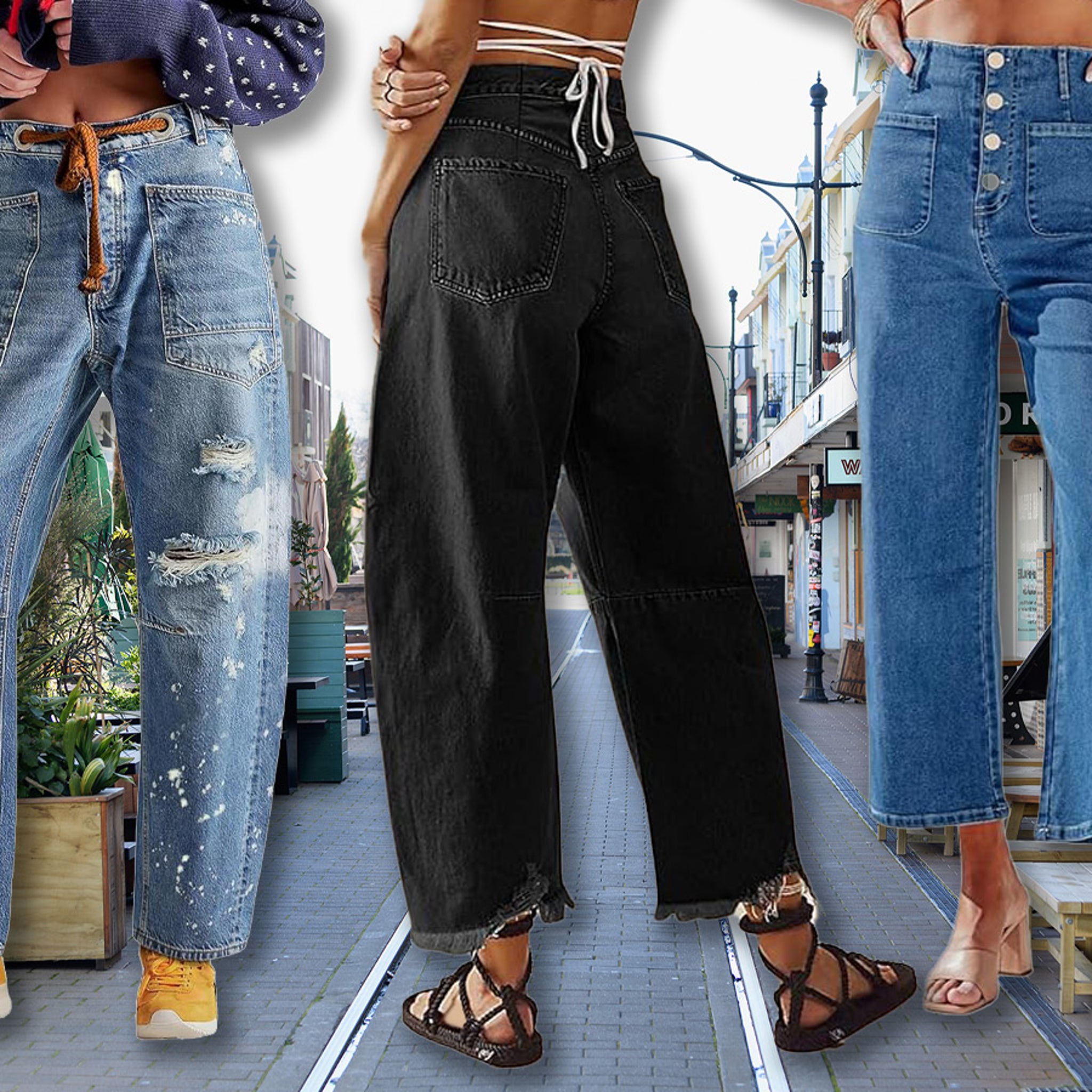 Wide Leg Denim Deals for Women