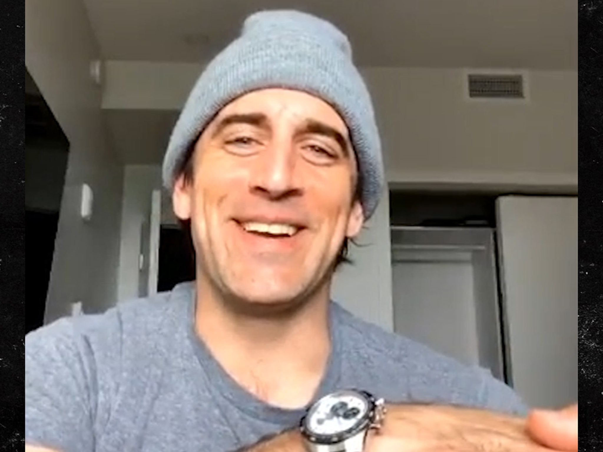 American football player Aaron Rodgers spotted wearing Zenith