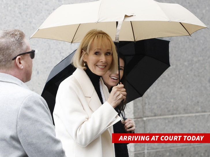 E. Jean Carroll Arriving at Court Today