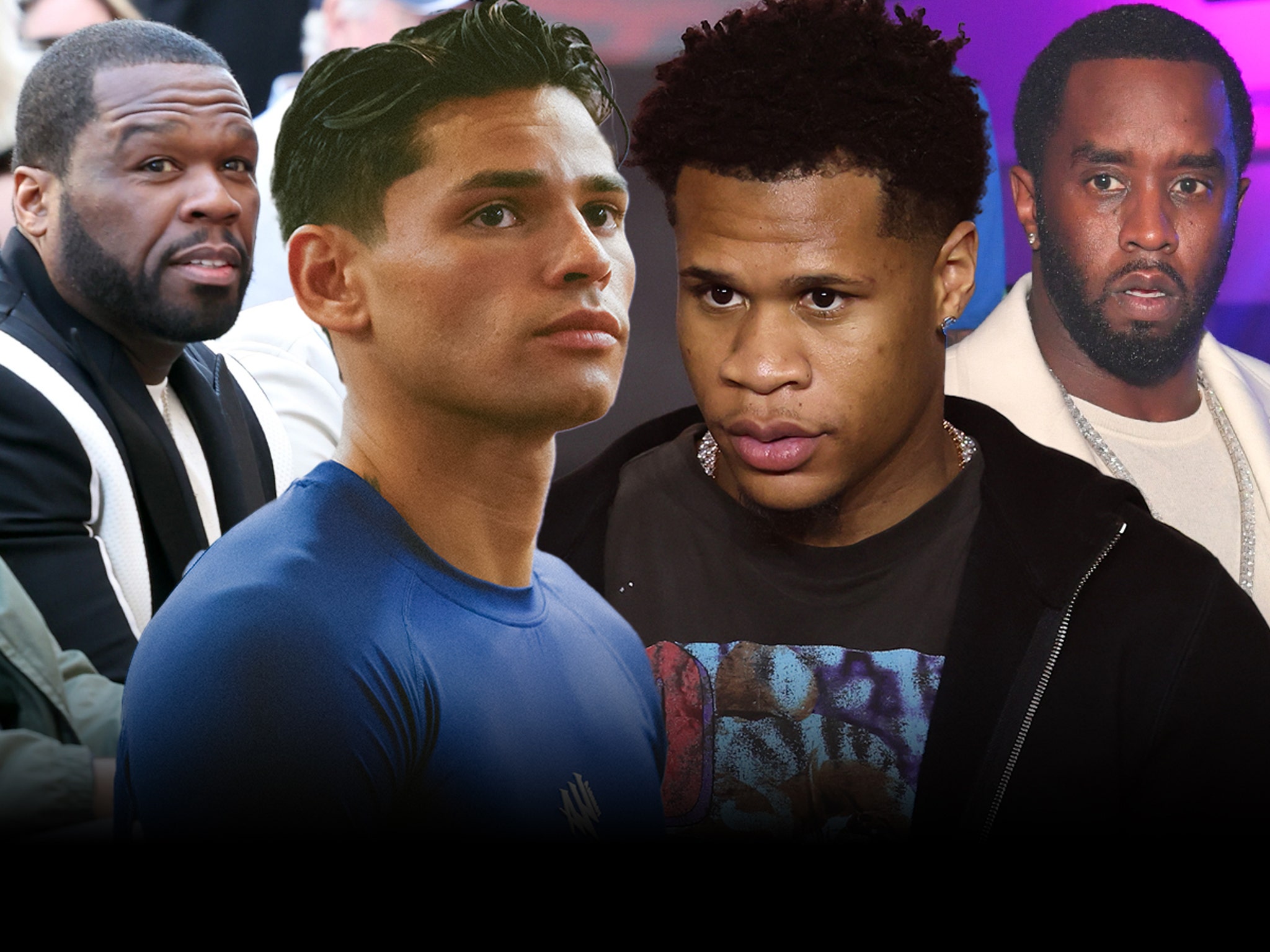 Ryan Garcia Asks 50 Cent To Walk Him Out For Haney Fight Amid Diddy Beef