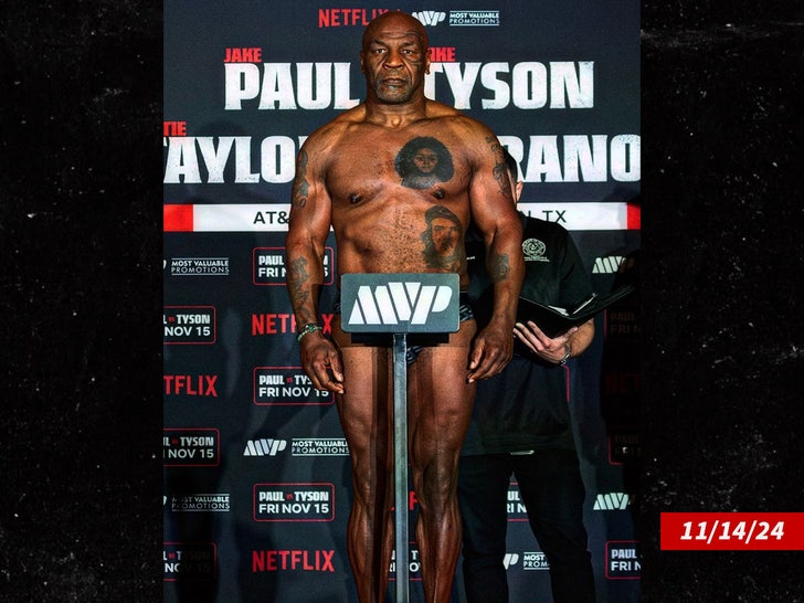 Mike Tyson weighs x