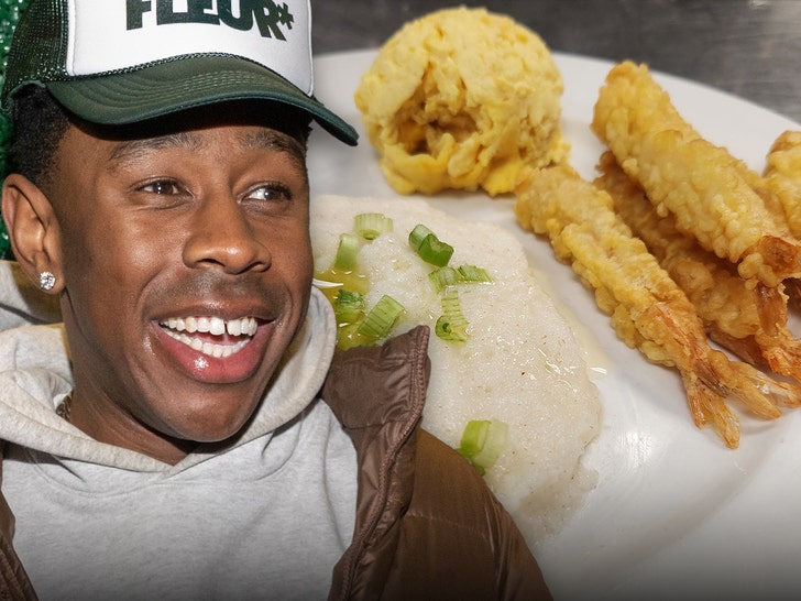 Tyler sang pencipta menyumbangkan makanan untuk misi Los Angeles