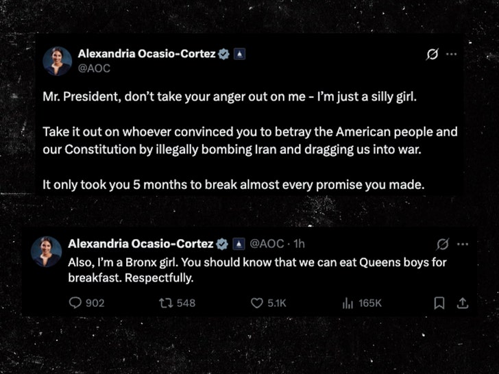 A resposta da AOC de Trump