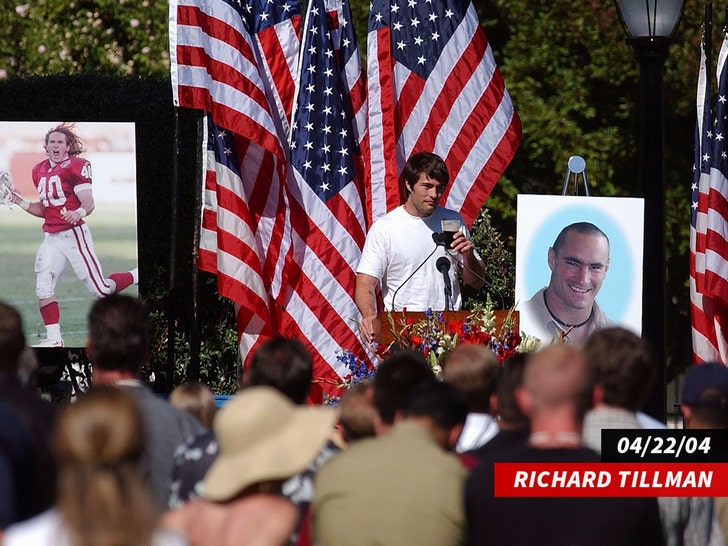 Richard Tillman pat tillmans funeral getty