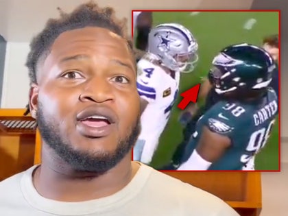 Jalen Carter spit dak prescott x