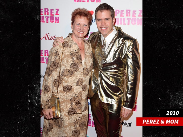 Perez Hilton and mom 2010 getty 1