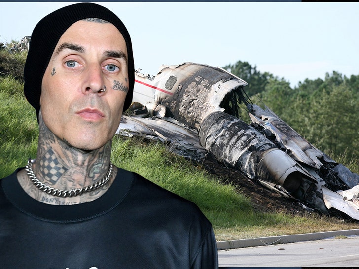 travis barker plane crash getty 1