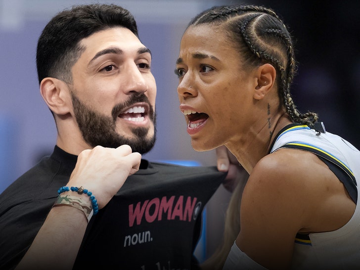 enes kanter and natasha cloud getty 1