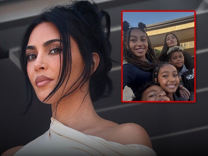 kim kardashian and kids getty insta 1