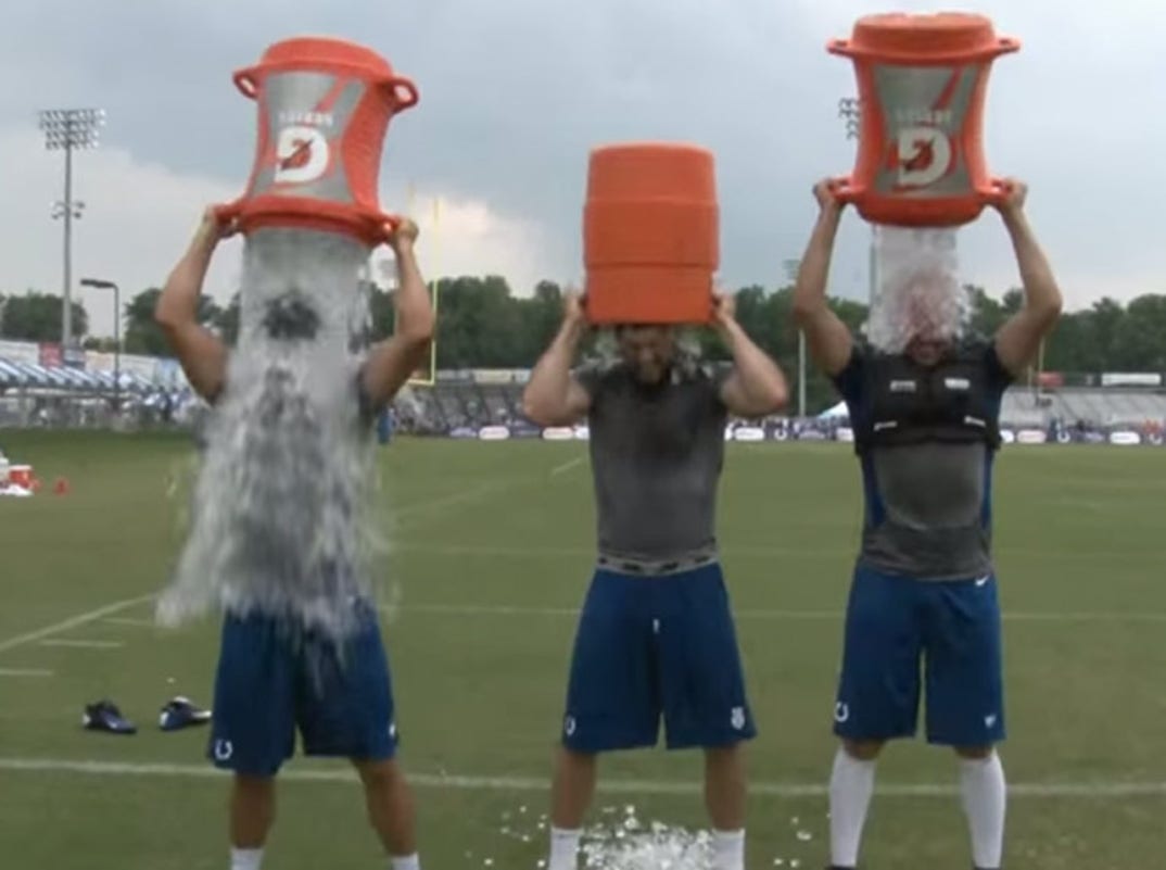 Matt Hasselback, Andrew Luck, & Chandler Harnish