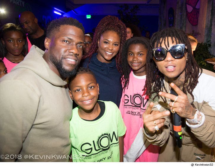 Kevin Hart and Ex-Wife Throw Daughter 'Black Panther'-Themed Birthday Party :: 0319-kevin-hart-rae-sremmurd-eniko-family-4