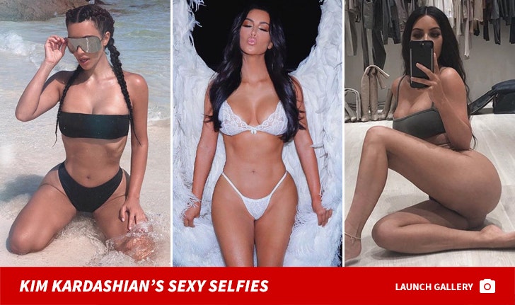 Kim Kardashian's Sexy Selfies