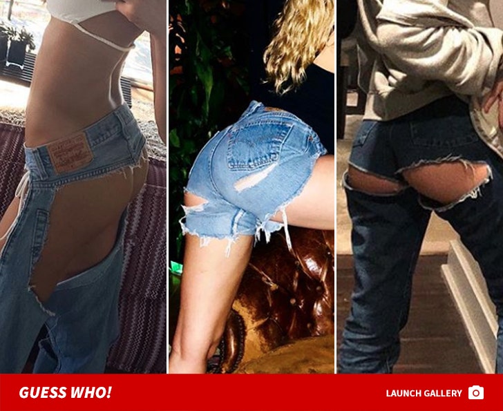 Ripped Celebrity Booties -- Guess Who!