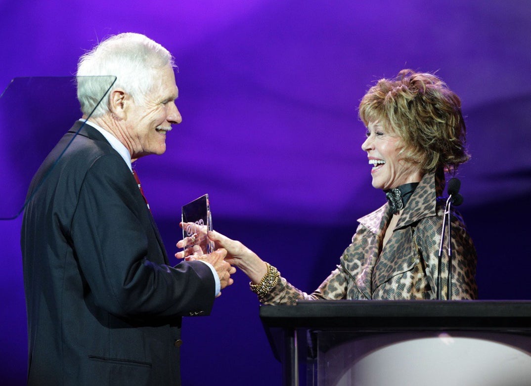 Jane Fonda and Ted Turner Through The Years 2