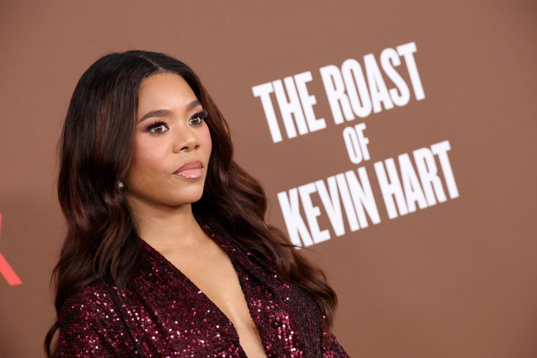 Regina Hall attends The Roast of Kevin Hart red carpet during Netflix Is A Joke Fest