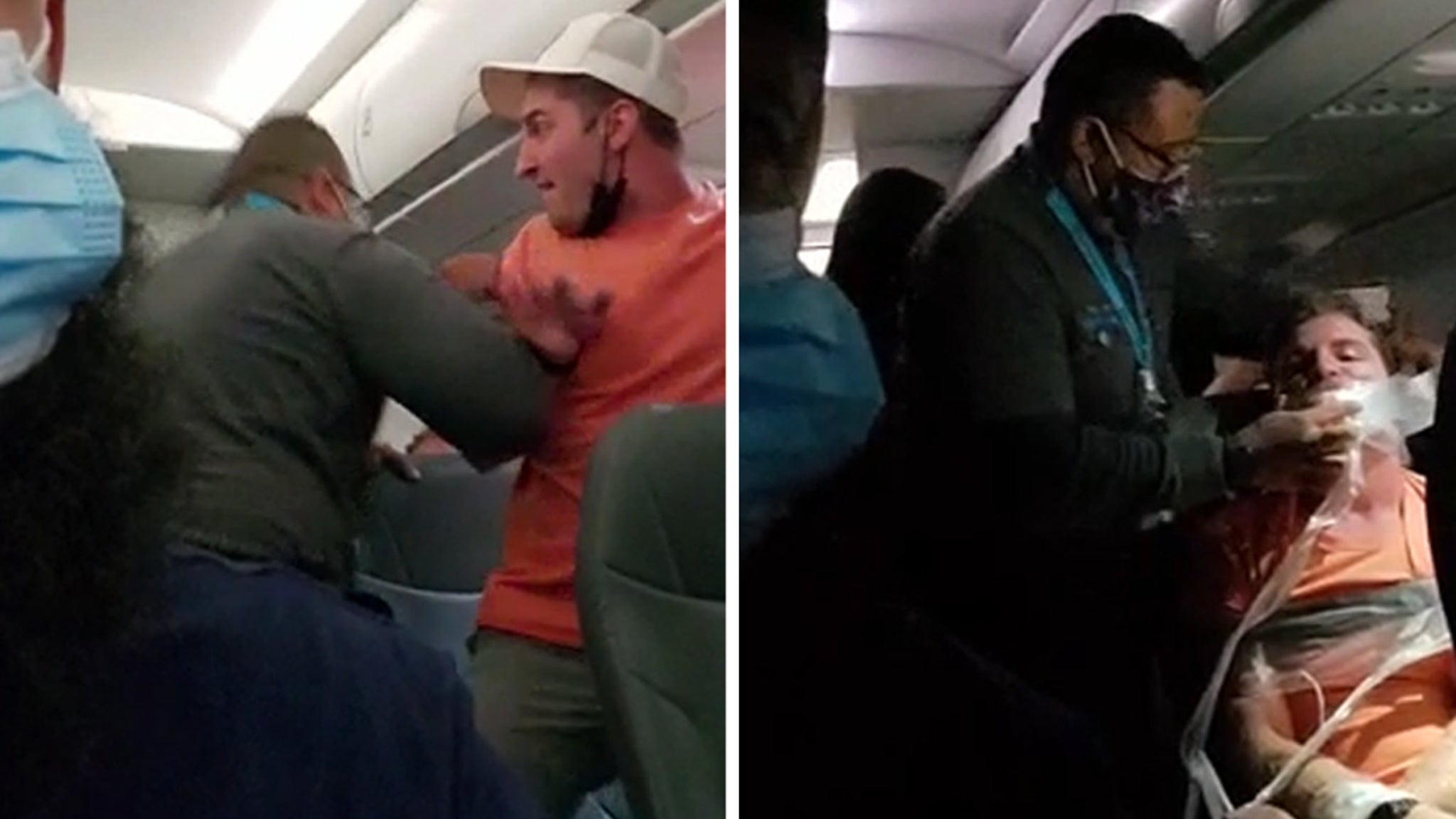 Frontier Passenger Taped to Seat, New Angle Shows More of Wild Rant