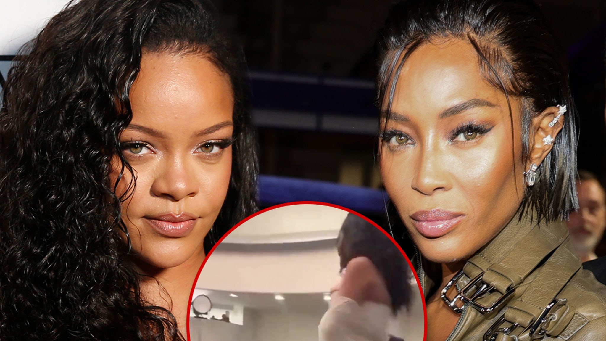 Rihanna Seemingly Ignores Naomi Campbell At New York Fashion Week