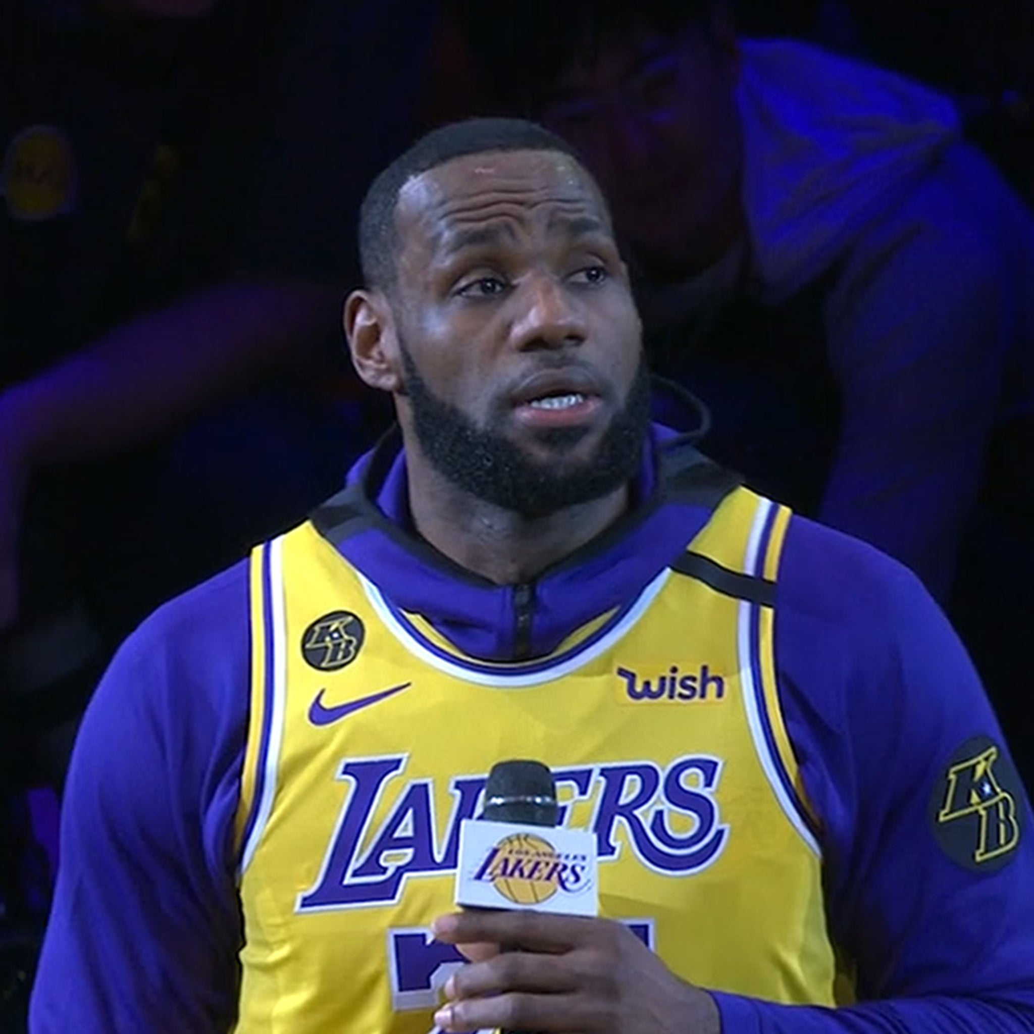 L.A. Lakers to Wear Kobe Bryant Tribute Jerseys In NBA Playoffs, Gigi Patch
