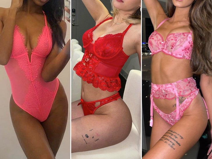 Sexy Ladies In Lingerie -- Guess Who!
