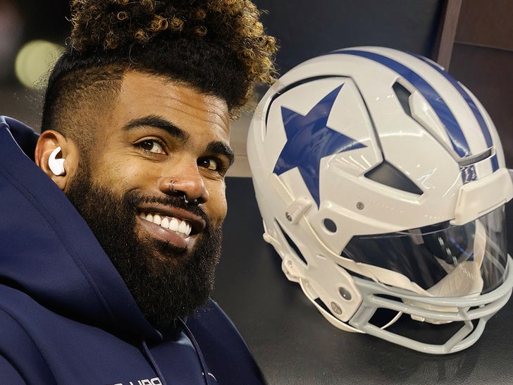 Ezekiel Elliott helmet