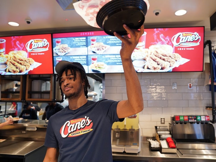 UConn Players At Raising Cane's