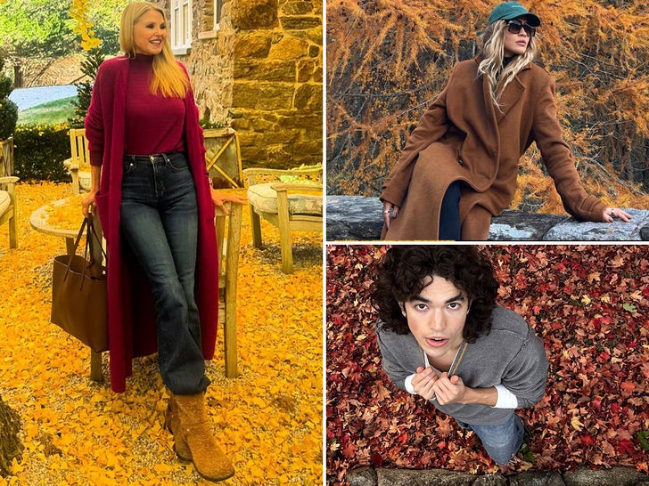 Celebs Unleash Their Fall Foliage Fantasies!