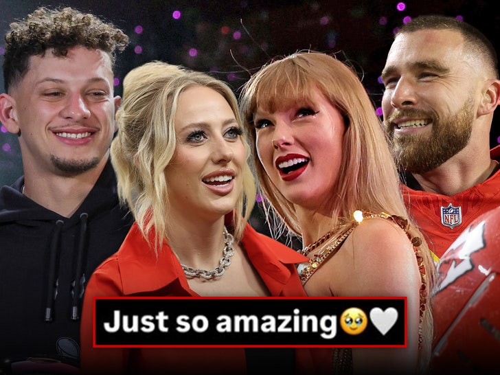 patrick mahomes brittany mahomes taylor swift travis kelce main getty composite