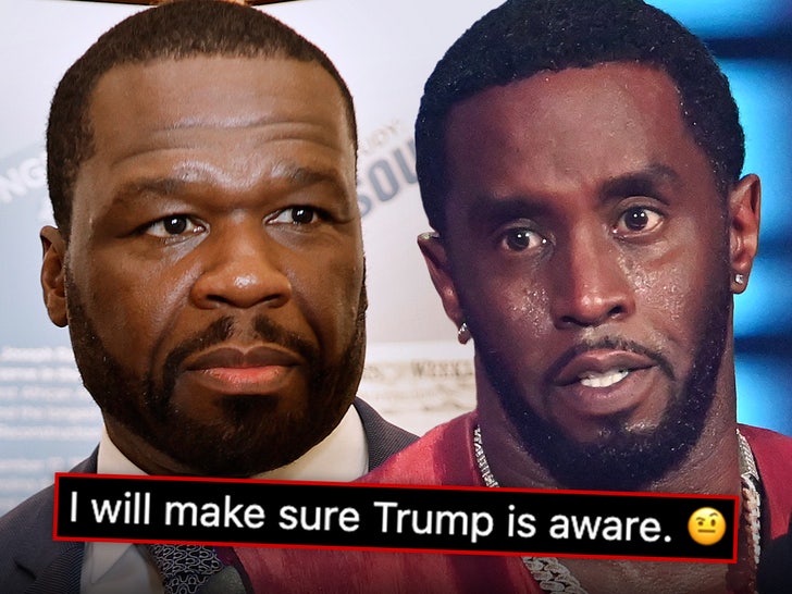 50 cent p diddy trump main getty