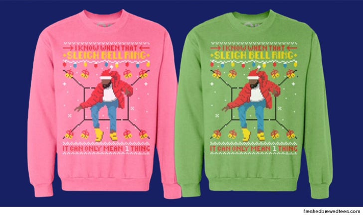 Drake Hotline Bling Xmas Sweaters Selling Like Holiday