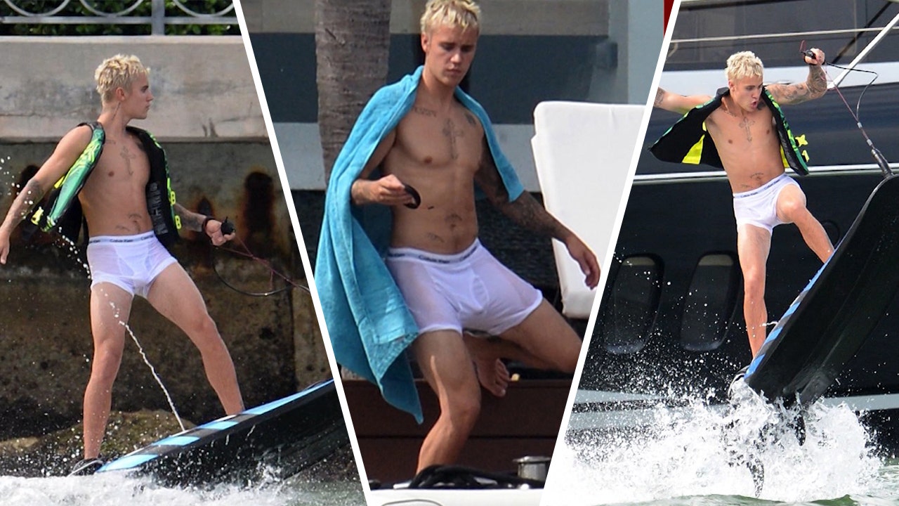 Justin Bieber Strips Down To His Underwear (Photo)