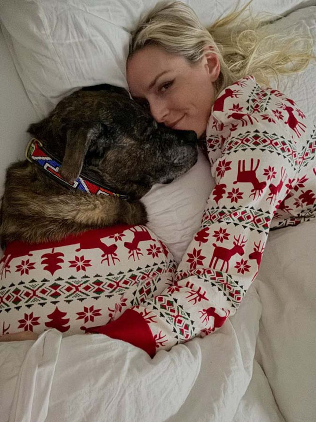 Lindsey Vonn dog