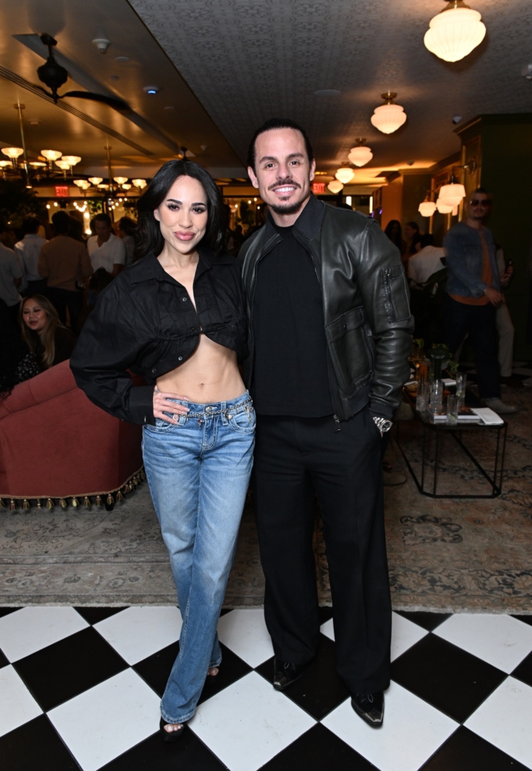 Casper Smart & gf Michelle Saules