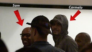Carmelo Anthony Chillin With Sam Cassell ... L.A. Bound? (VIDEO)