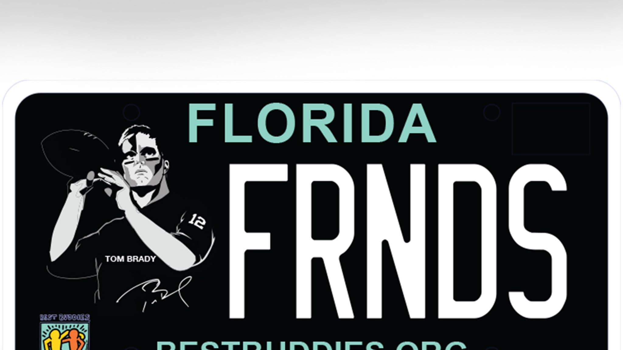 Tom Brady Featured on License Plates in Florida in Awesome Fundraiser