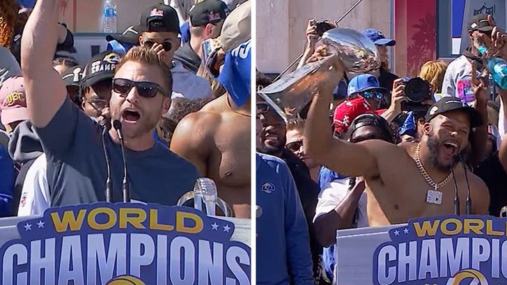 L.A. Rams Drop F-Bomb and S-Bombs During Lit Super Bowl Rally Speeches