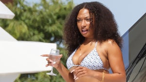 Megan Thee Stallion Drinks Champagne on Yacht in Ibiza with BF and Friends