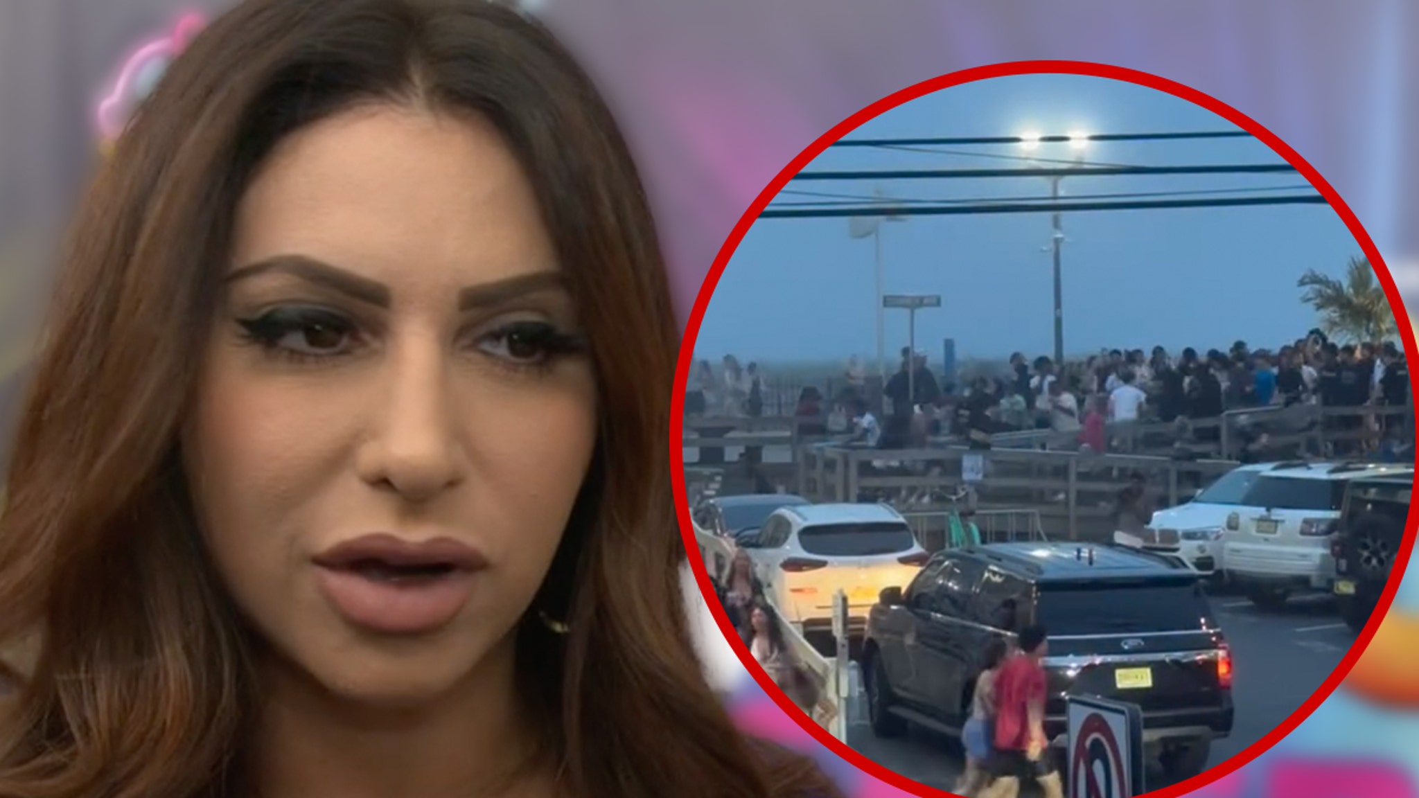 Звезда «RHONJ» Дженнифер Айдин поделилась клипом хаоса на набережной Нью-Джерси