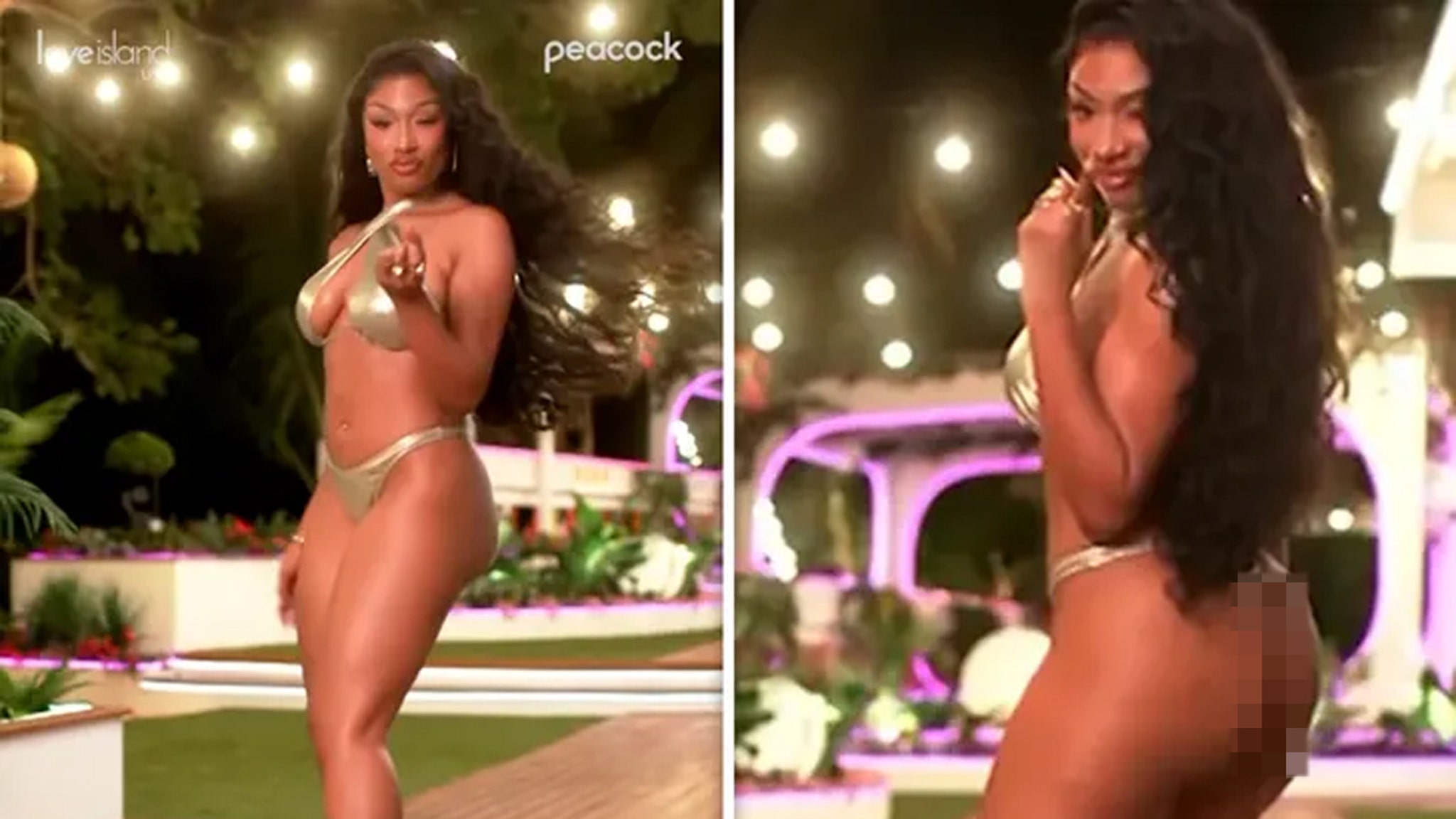 Megan Thee Stallion Flaunts Insane Body on 'Love Island,' Hosts Twerk-Off
