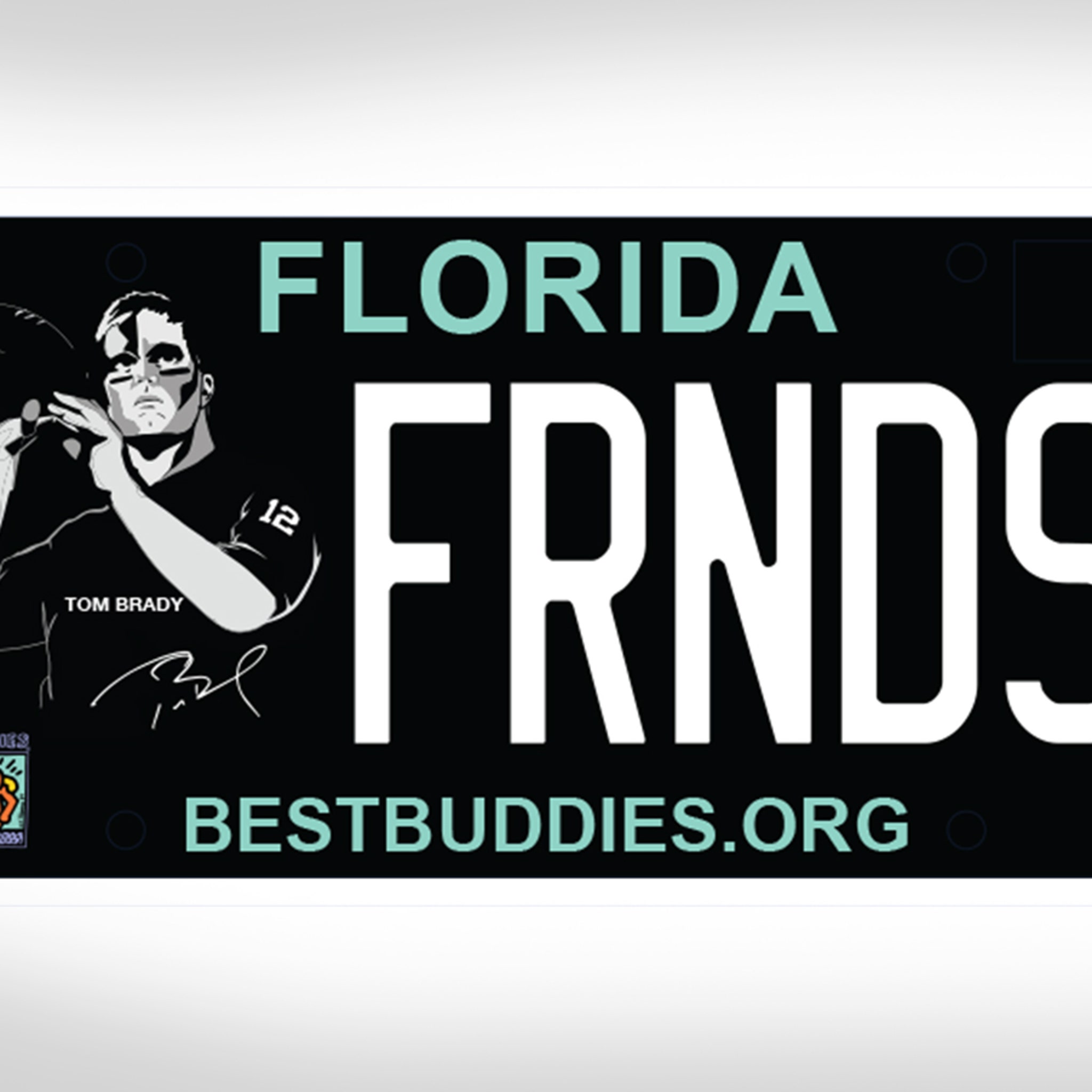 Tom Brady Featured on License Plates in Florida in Awesome Fundraiser