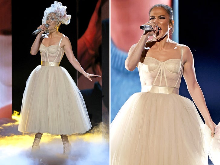 Jennifer Lopez Unbridled Fashion at 2021 American Music Awards
