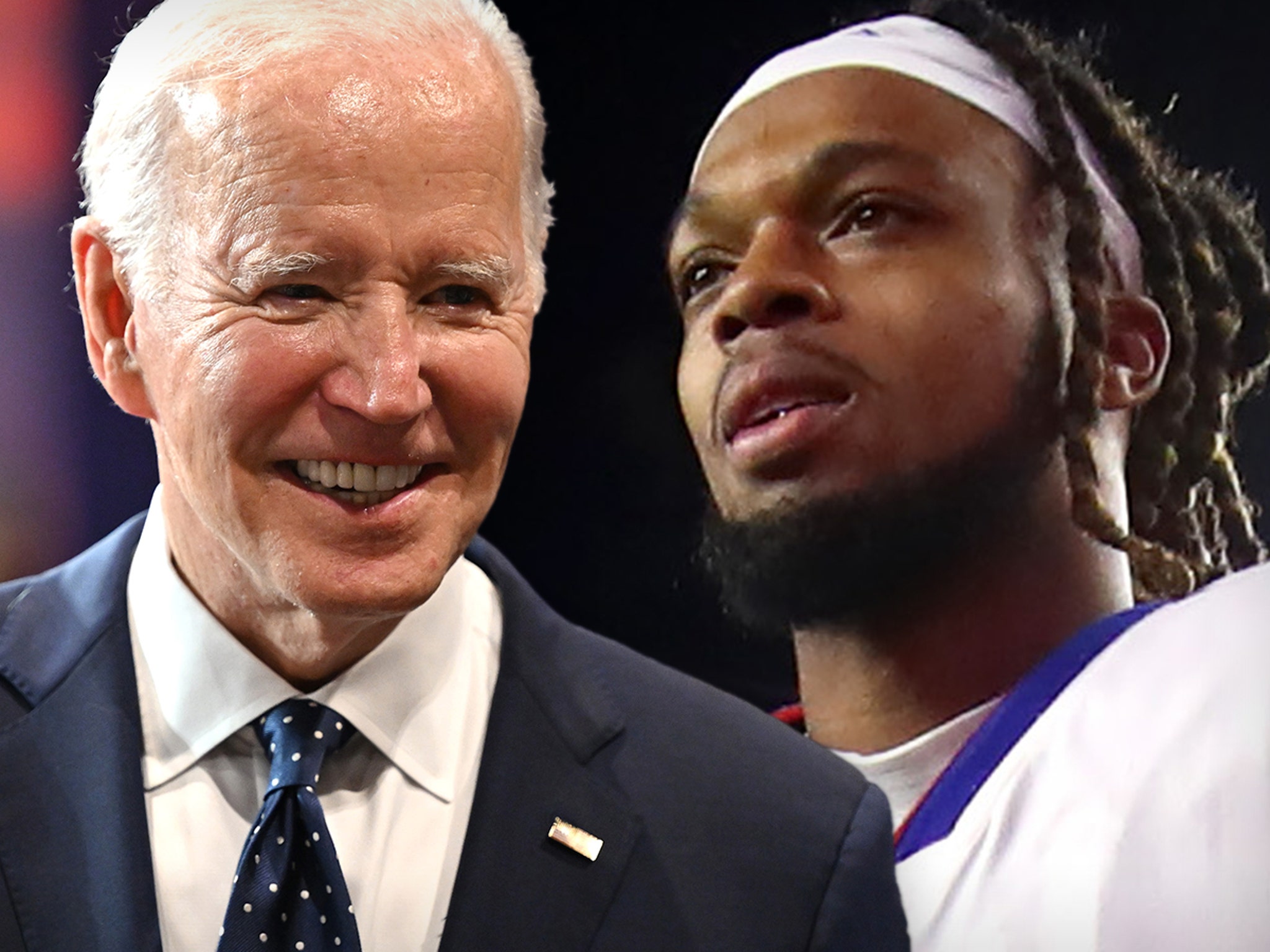 Damar Hamlin gives President Biden hint about his playing future 